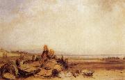 Richard Parkes Bonington Beach in Normandy oil painting reproduction